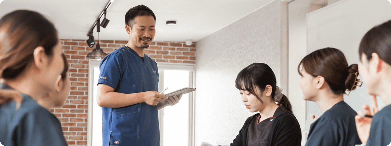 不安を解消したい。新卒でも安心な職場環境！